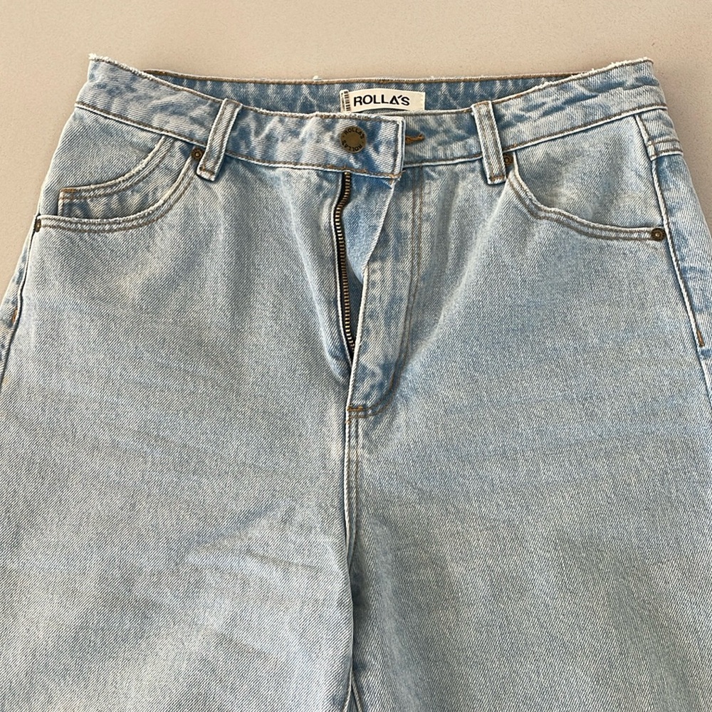 Rolla’s Women’s Jeans, Wide Leg Distressed